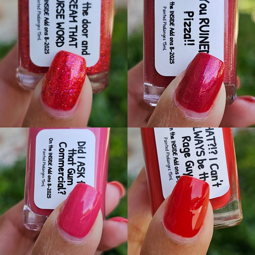 4 piece August On the Inside Add Ons